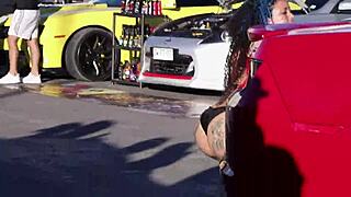 darleen davne at car wash event in calama part 2