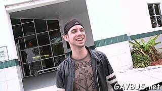 I give a lusty blowjob to a hot guy