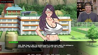 SOMETHING STRANGE IS HAPPENING IN THIS NARUTO GAME SARADA TRAINING THE LAST WAR
