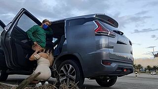 Bold Pinay Lovers Risk Anal Sex In Mall Parking Lot