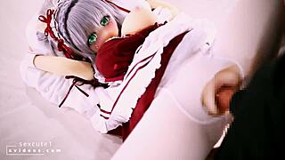 i take a selfie with this beautiful cartoon sex doll anime sex doll, feeling so excited