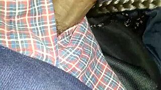 shy girl givng me wet sloppy head