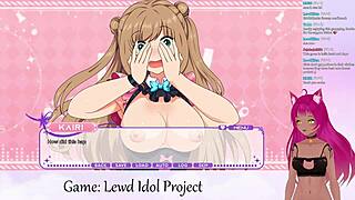 vtuber lewdneko plays lewd idol project vol 1 part 5