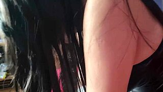 i love watching the beautiful dominatrix ride that cock until it explodes on her leg