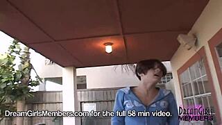 Two holiday party freaks explore hardcore sex with giant dildo