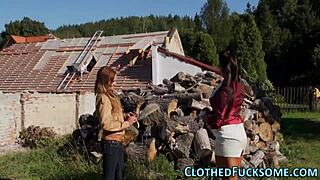 classy clothed euro whore nailed with big cock 😈