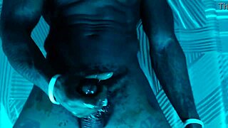 Big black hairy dick worship by Hallelujah Johnson in parody