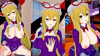 Bold hentai anime with big tits blowjob.