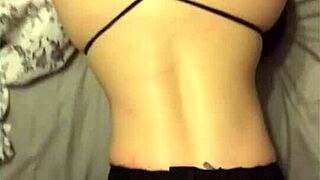 i fed my stepsister's sweet mouth with my big dick, making her moan, then fucked her big ass hard