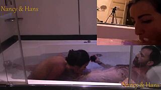 Here's Nancy Hans getting wet and wild in underwater oral sex in HD