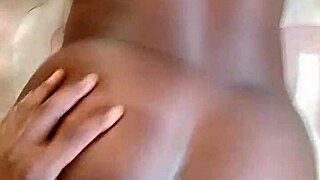 cuzy pulls out her big ass cousin and lets big ass cousin get pounded doggystyle until she cums on my cock