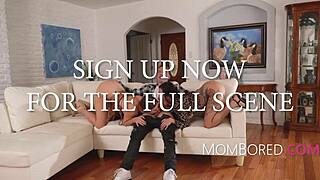 Hey, bored stepmom and stepaunt, mind if I freeuse you since I pay the bills?