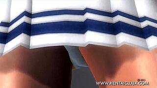 sexy anime hentai hitomi in tennis skirt