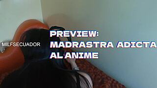 Mature stepmom fucks stepson with ass and feet!