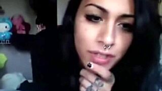 Hot Transsexual Performs Solo Webcam Show Sucking And Fucking Dildo Anal And Oral