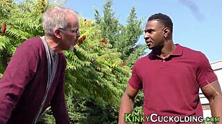 Big tits cum sprayed on cuckolder