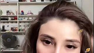 Hot girl dances bingo.