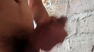 big rich cock eager to fuck skinny twink on halloween