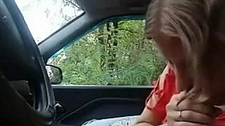 Russian Mature Girl Gets Fucked In Car