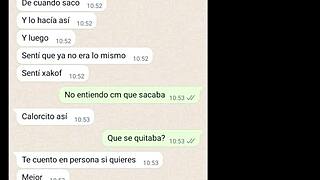 She tells me she's going to tell me more about her experiences.