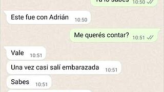 She tells me she's going to tell me more about her experiences.