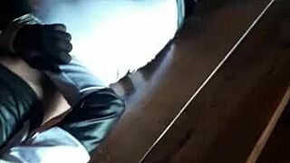 Laura Bound in Pantyhose and High Heels Bondage