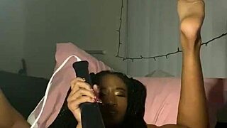 Ebony Teen 18+ Squirts Hard with Intense Pleasure