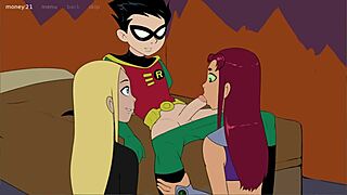 18Titans Ep 29: Robot Sex and Alien Blowjob in Wild Anime Action. Creampie Included!