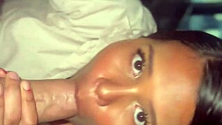 Colombian hottie sucks huge cock in stunning 4K close-up