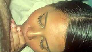 Colombian hottie sucks huge cock in stunning 4K close-up