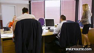 Sienna Day, you look so hot in those heels, her boss says as she fucks him