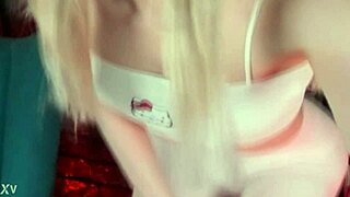 Sweet Eaton Teasing in Tight White Leggings, Wow!