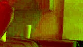 i watch linda houston dance under the red lights, feeling the energy