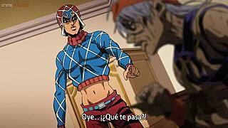 Namco Bandai partners with Llp fetishizing old-school anime Jojos Bizarre Adventure