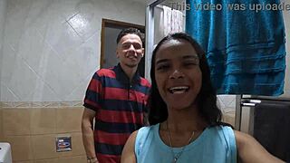 Jasmine Santanna Fucks In Bath Shower With Dirty Young Teen 18+