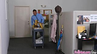 jade jantzen bends over for doggystyle blowjob in lingerie