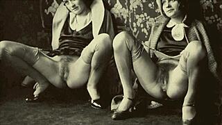 Two Centuries Vintage Cum Shots Retro Antique Hairy Cumshot