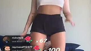 Blonde Titties Bouncing Hard in Sexy Workout