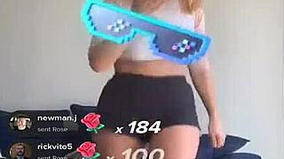 Blonde Titties Bouncing Hard in Sexy Workout