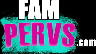 Boo hoo stepdad dont scare me with a good time - fampervs, teen 18+ brunette big ass spanking taboo.