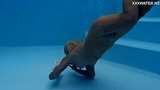 Emily Ross fucks in and out of pool.