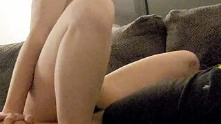 I'm a tiny blonde teen taking on Filipino black BBC. Sucking and fucking feels wild!