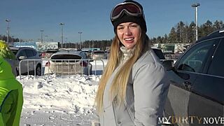 Hey, check this out! Hubby and wife lure ski instructor into a dirty MFF threesome!