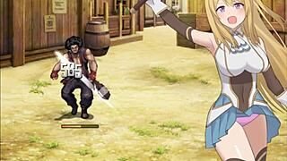 Blonde Teen Creampies in Hot Anime Game