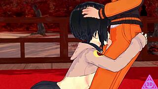 Hinata Naruto Futanari in Wild Hentai Action