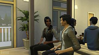 Sims 4 rina episode 1 with anal blowjob