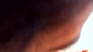 Brunette Feels Ecstasy Riding With Anal Plug.