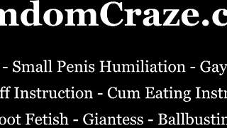 Will you submit as my pathetic slave boy?