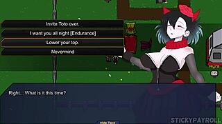 i watched this big tits goth babe get her pussy wrecked at spunkstock music festival in the hentai sex game.