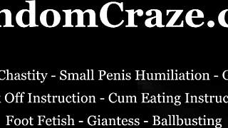 Will you submit as my pathetic slave boy?